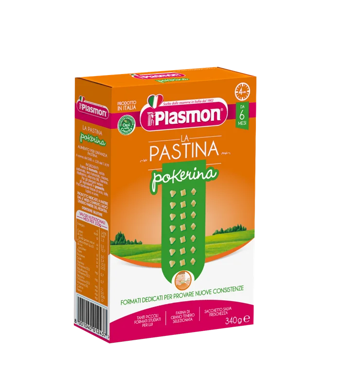 پاستا كودك پلاسمون Plasmon's Baby Pasta Pokerina