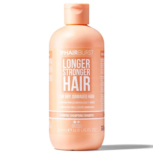 شامپو هیربرست Hairburst نارنجی مخصوص موهای خشک و آسیب دیده با رنگ و حرارت حجم