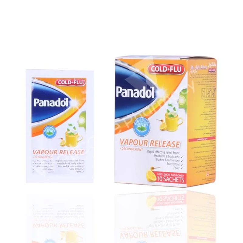 پودر سرماخوردگی و آنفولانزا لیمو و عسل ۱۰ ساشه پانادول – panadol