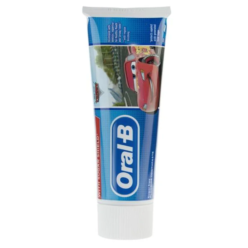 خمیر دندان کودک اورال بی سری مدل کارز Oral-B Toothpaste Cars