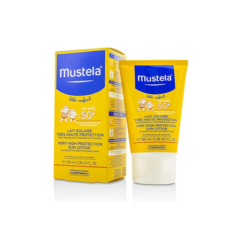 لوسیون ضد آفتاب کودک موستلا SPF+50 mustella